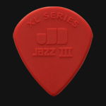 Dunlop Nylon Jazz III XL Red Nylon Sharp 1.38mm Guitar Picks