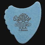 Dunlop Tortex Fins 1.0mm Blue Guitar Picks