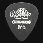 Dunlop Tortex Pitch Black Standard 0.73mm Guitar Picks