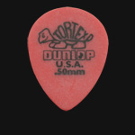 Dunlop Tortex Small Tear Drop 0.50mm Red Guitar Picks