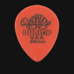 Dunlop Tortex Small Tear Drop 0.60mm Orange Guitar Picks