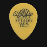 Dunlop Tortex Small Tear Drop 0.73mm Yellow Guitar Picks