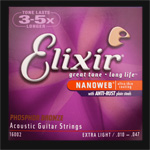 Elixir Phosphor Nanoweb Guitar Strings .010 - .047