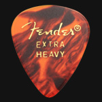 Fender Classic Celluloid 351 Tortoiseshell Extra Heavy Guitar Picks