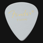 Fender Classic Celluloid 351 White Thin Guitar Picks