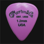 C F Martin Number 5 Delrin Fluorescent Ultraviolet 1.20mm Guitar Picks