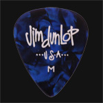 Dunlop Celluloid Classics Standard Blue Perloid Medium Guitar Picks Dunlop Celluloid Classics Standard Blue Perloid Medium Guitar Picks
