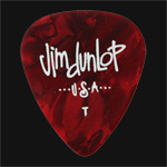 Dunlop Celluloid Classics Standard Red Perloid Thin Guitar Picks Dunlop Celluloid Classics Standard Red Perloid Thin Guitar Picks