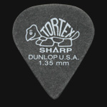 Dunlop Tortex Sharp 1.35mm Black Guitar Picks