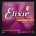 Elixir Phosphor Nanoweb Guitar Strings .012 - .056