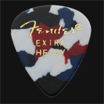 Fender Classic Celluloid 351 Confetti Extra Heavy Guitar Picks