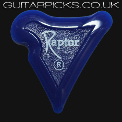 Black Carbon Raptor Blue Guitar Picks - Click Image to Close