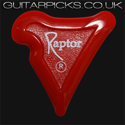 Black Carbon Raptor Red Guitar Picks - Click Image to Close