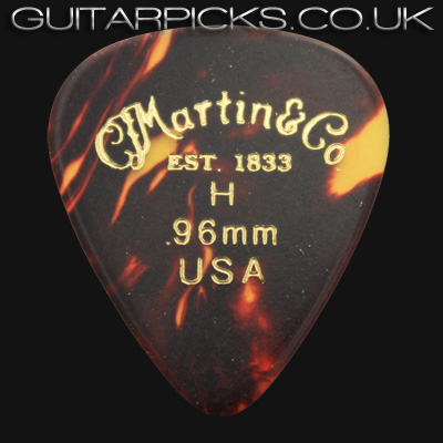 C F Martin Number 1 Heavy 0.96mm Guitar Picks - Click Image to Close