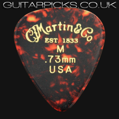 C F Martin Number 1 Medium 0.73mm Guitar Picks - Click Image to Close