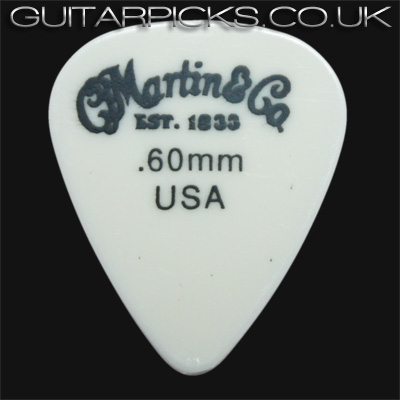 C F Martin Number 4 Nylon 0.60mm Guitar Picks - Click Image to Close
