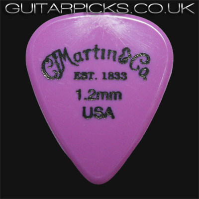 C F Martin Number 5 Delrin Fluorescent Ultraviolet 1.20mm Guitar Picks - Click Image to Close