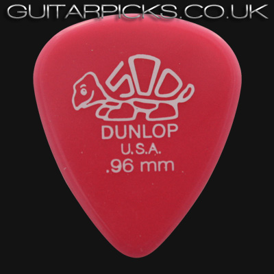 Dunlop Delrin 500 Standard 0.96mm Dark Pink Guitar Picks - Click Image to Close