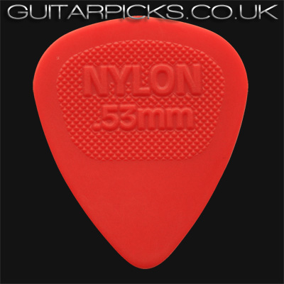 Dunlop Nylon Midi 0.53mm Red Guitar Picks - Click Image to Close