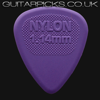 Dunlop Nylon Midi 1.14mm Purple Guitar Picks - Click Image to Close