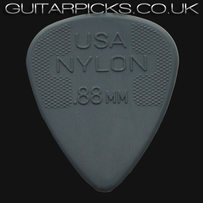 Dunlop Nylon Standard 0.88mm Dark Grey Guitar Picks - Click Image to Close