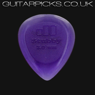 Dunlop Stubby 2.0mm Guitar Picks - Click Image to Close