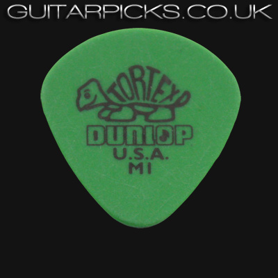 Dunlop Tortex Jazz Round Tip Medium Green Guitar Picks - Click Image to Close