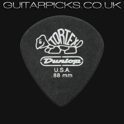 Dunlop Tortex Pitch Black Jazz 0.88mm Guitar Picks - Click Image to Close