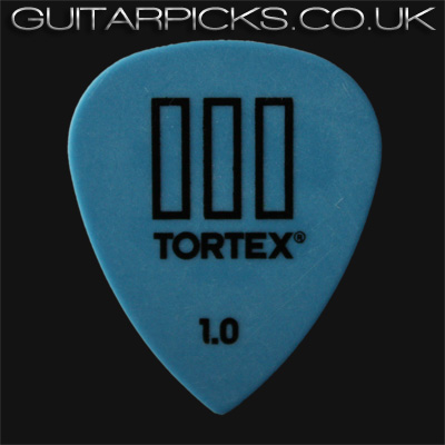 Dunlop Tortex TIII 1.0mm Blue Guitar Picks - Click Image to Close