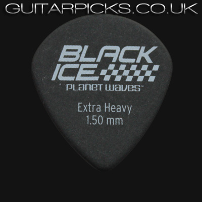 Planet Waves Black Ice Extra Heavy 1.50mm Guitar Picks - Click Image to Close