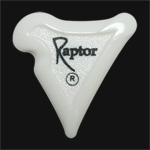 Black Carbon Raptor White Guitar Picks