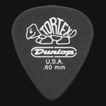 Dunlop Tortex Pitch Black Standard 0.60mm Guitar Picks