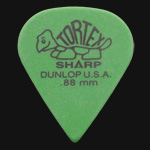 Dunlop Tortex Sharp 0.88mm Green Guitar Picks